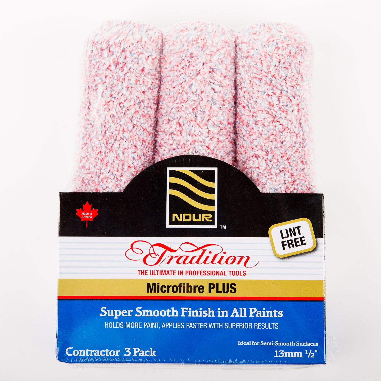 Nour Tradition Microfibre Plus Roller Refill (3-Pack)